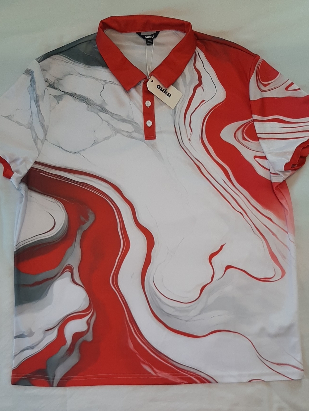 Men's Ouku XXL Polo Sporty Casual Golf Wear